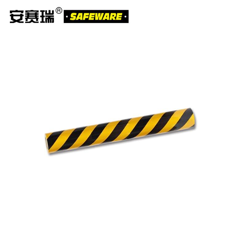安赛瑞 13462 加厚款电线杆防撞反光贴膜 （黄黑条纹） 50cm×46m 厚18μm PET基材按（张）销售