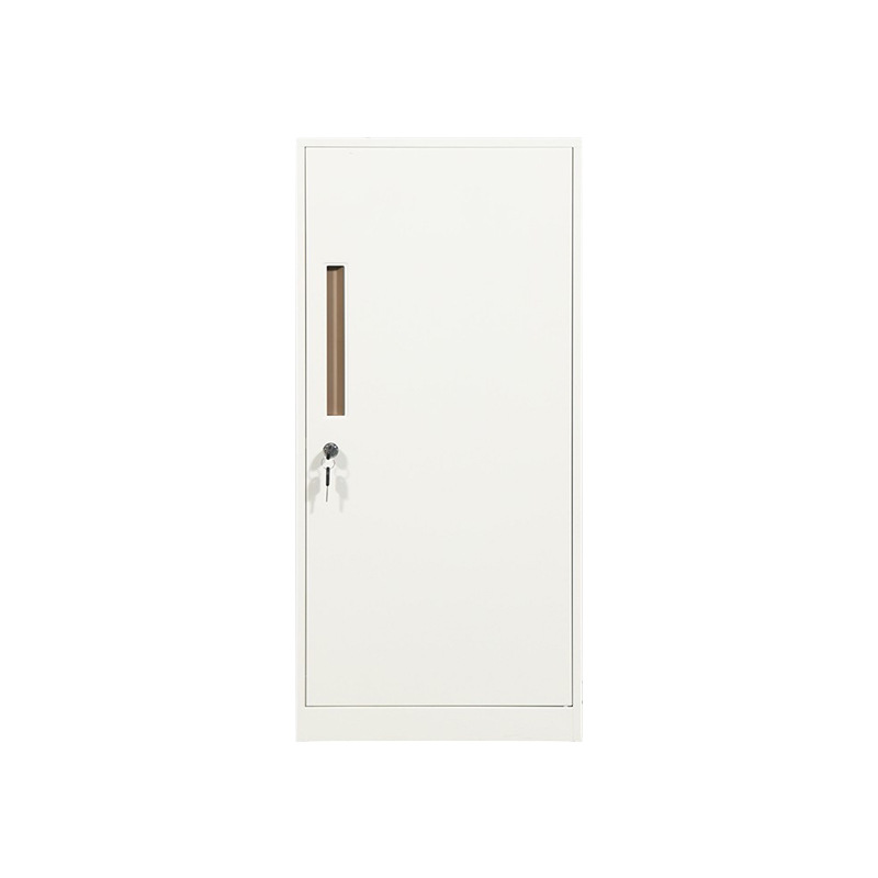 臻远 ZY-TPGA-1 钢制带锁铁皮柜资料柜储物柜 单门白色 850*400*400mm按个销售