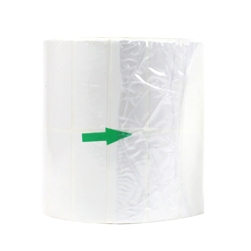 得印 40*30mm 铜板条码标签 700枚/卷 白色  圆角按（卷）销售