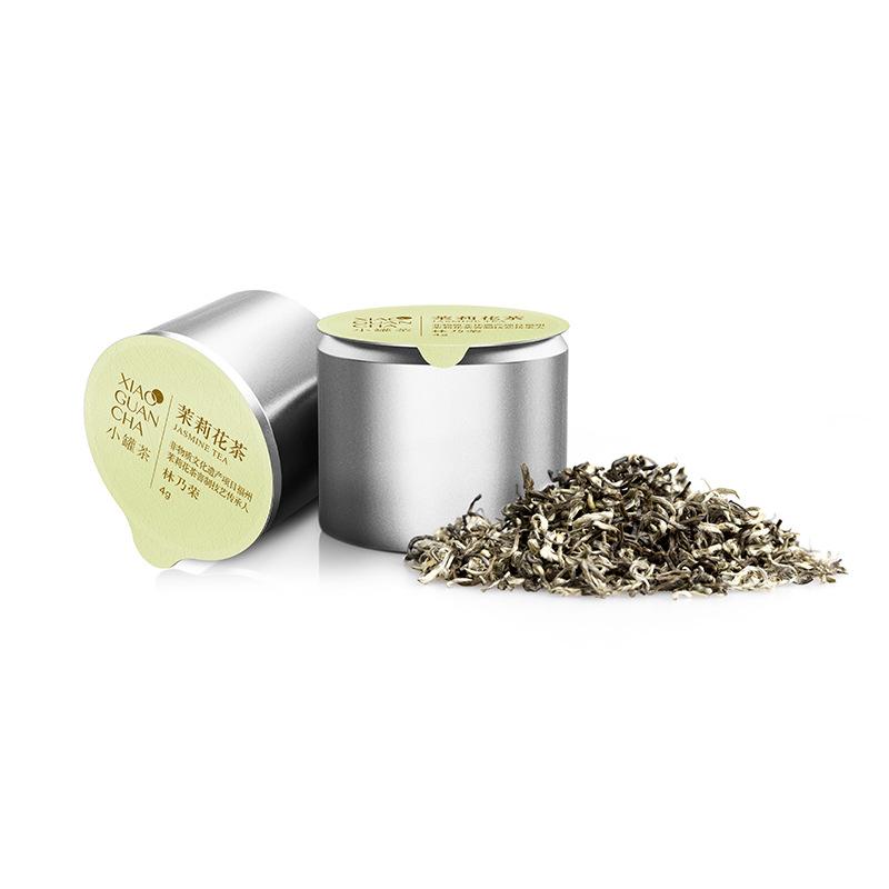 小罐茶 银罐 10罐装 茉莉花茶 40g 银色按（盒）销售