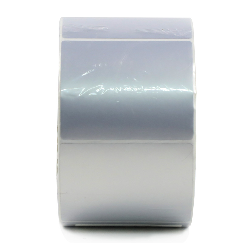 得印 60*40mm 哑银PET标签纸 1000枚/卷 亚银色  圆角按（卷）销售
