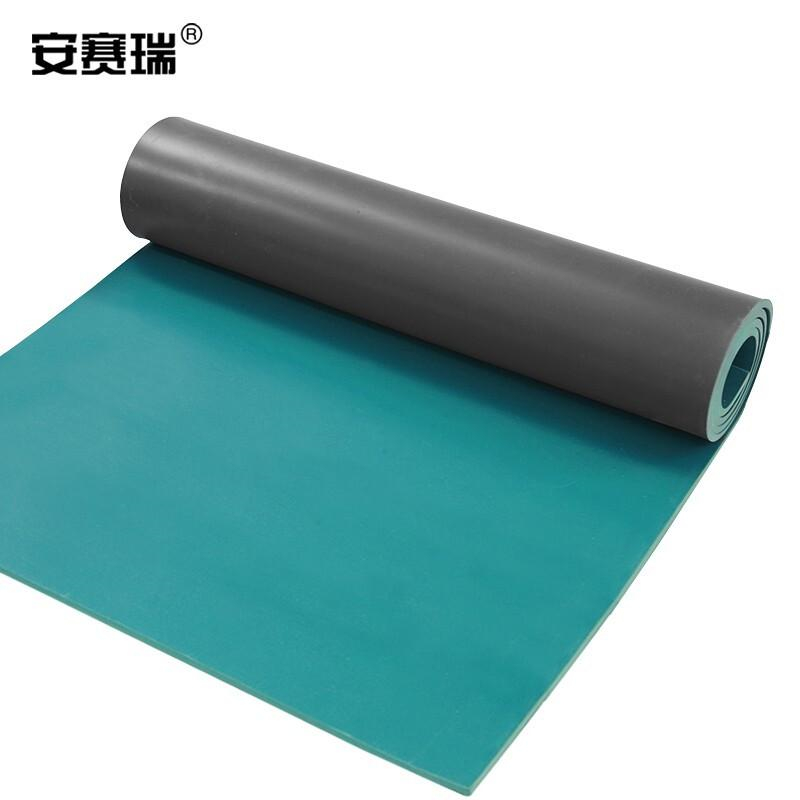 安赛瑞 17339 10KV高压绝缘地垫 （1×5m） 绿色按（个）销售