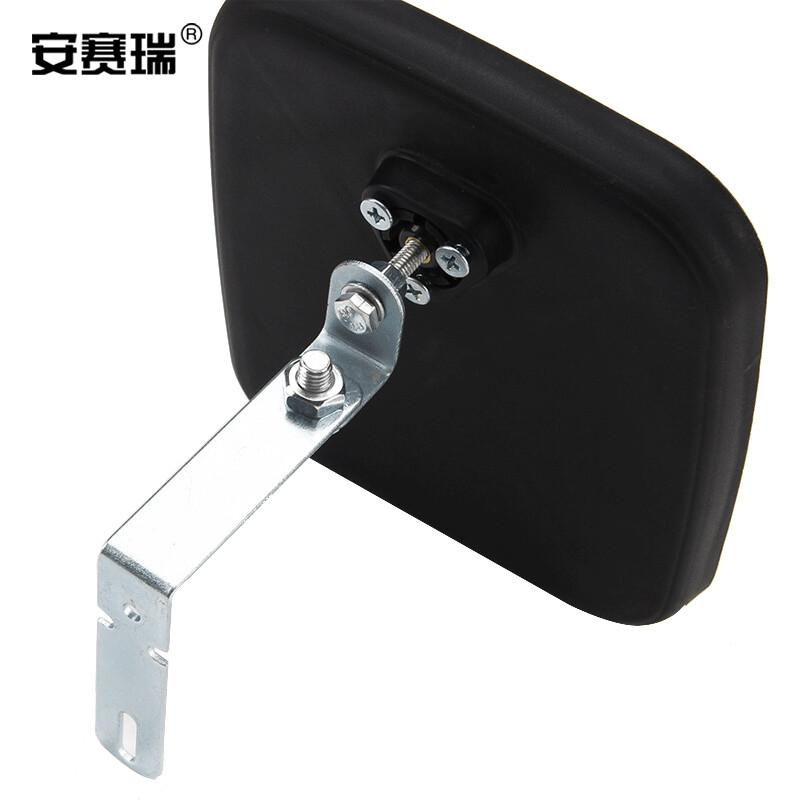 安赛瑞 25569 轻便型方形广角镜 亚克力 黑色 20×24cm 1个装按（个）销售