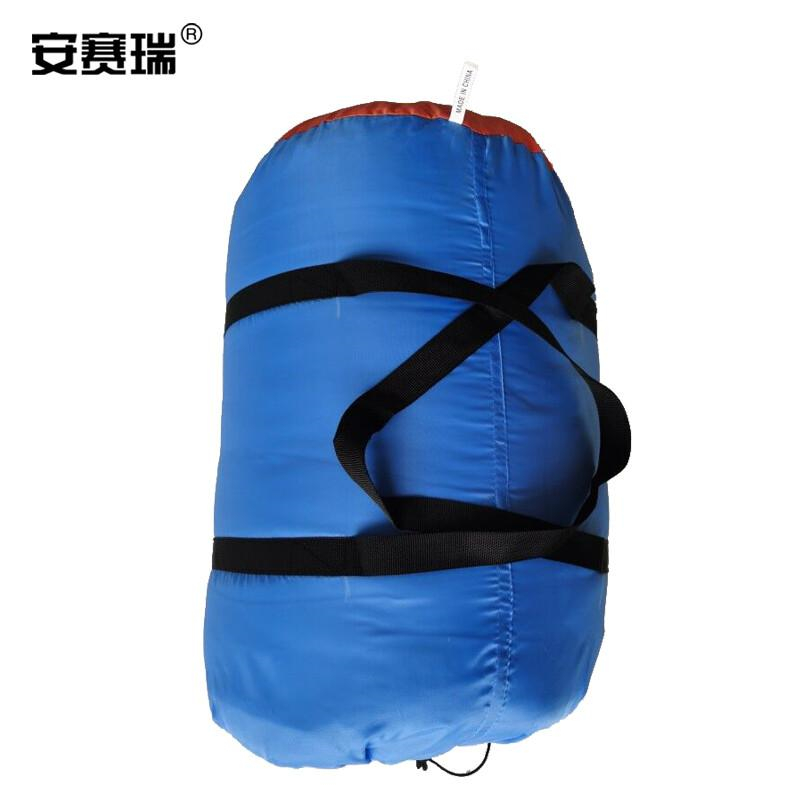 安赛瑞 25721 保暖双人睡袋 宝蓝/橘红拼接 2.8kg按(个)销售 安赛瑞 25721 保暖双人睡袋 宝蓝/橘红拼接 2.8kg按(个)销售
