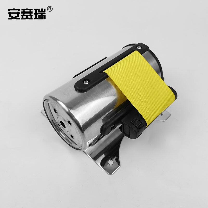 安赛瑞 25974 壁挂式不锈钢隔离伸缩带 （组合式） 3m墙面式黄色按（个）销售