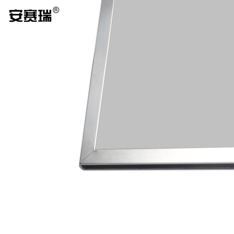 安赛瑞 25979 慢伸缩型不锈钢伸缩带隔离柱展示牌套装 A4竖款按（个）销售
