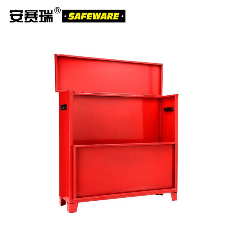 安赛瑞 20967 加厚款8#灭火器箱 （可装4瓶）60×76×20cm 适用于6kg干粉2kgCO2高瓶3kgCO2低瓶按（个）销售