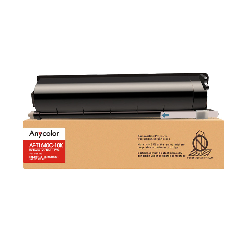 欣彩 AF-T1640C-10K 粉盒 10000页 黑色 适用东芝E-STUDIO 163 166 167 165 161 203 205 207 237按个销售