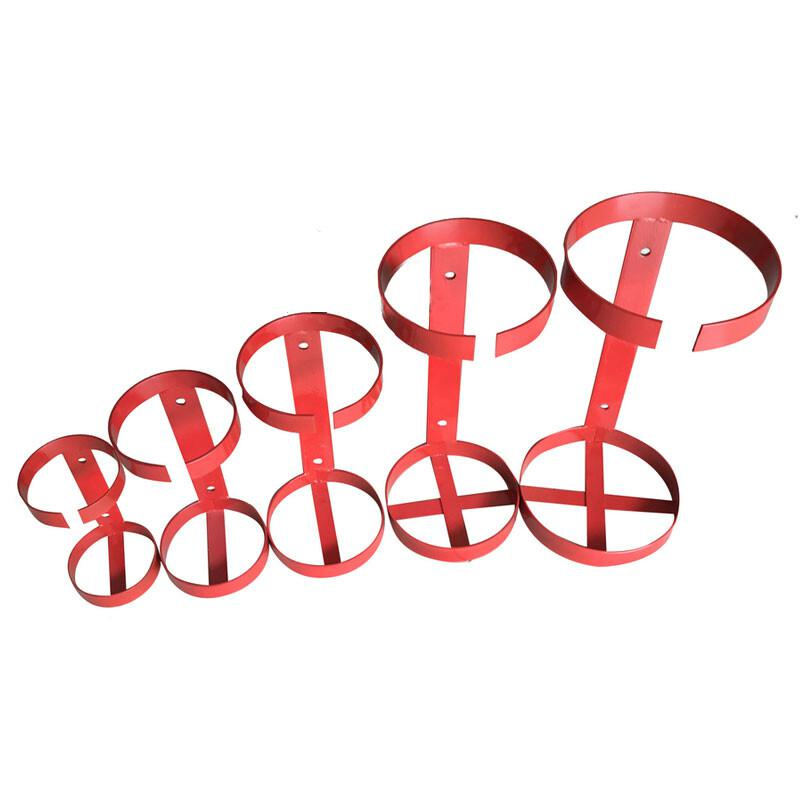 海斯迪克 gnjz-1063 灭火器固定架 支架 绑带型 2kg 2件起订按件销售