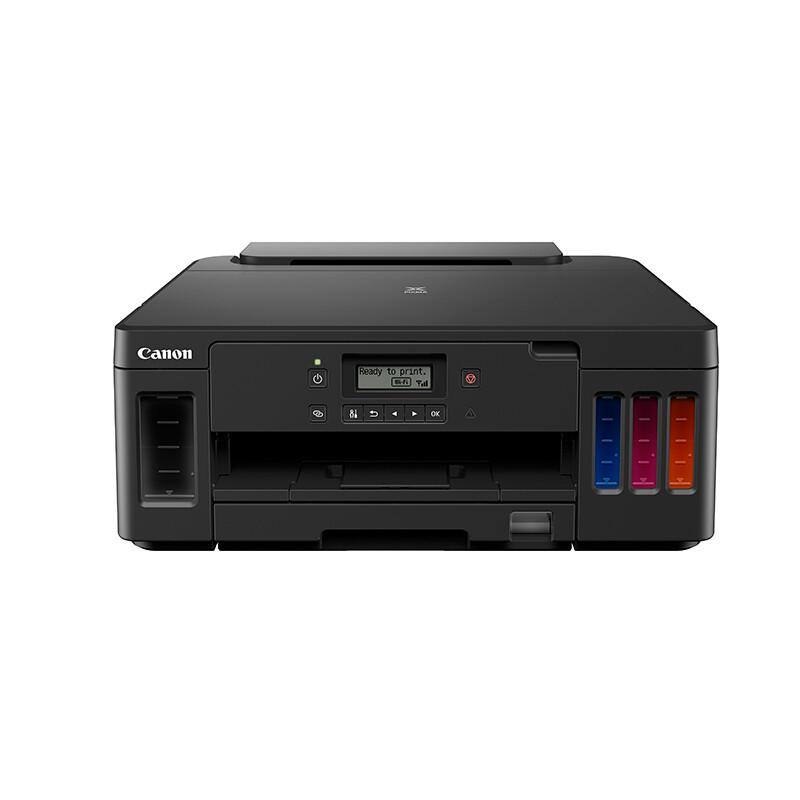 佳能 G5080 大容量可加墨彩色单功能打印机 A4 黑色按台销售