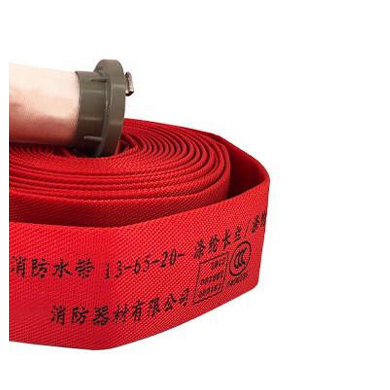 谋福 127 红色高压聚氨酯2.5寸耐磨型消防水带 13-80-20（含卡式快速接扣）按卷销售