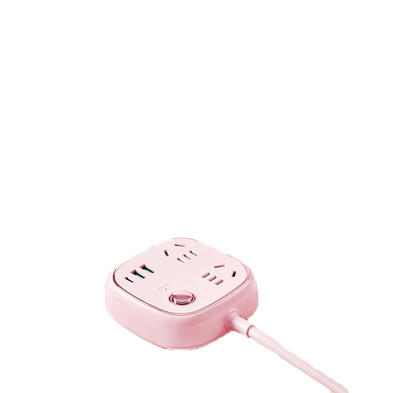 公牛 GN-R6030 复古插座 总控三联 樱花粉 1.5米按个销售