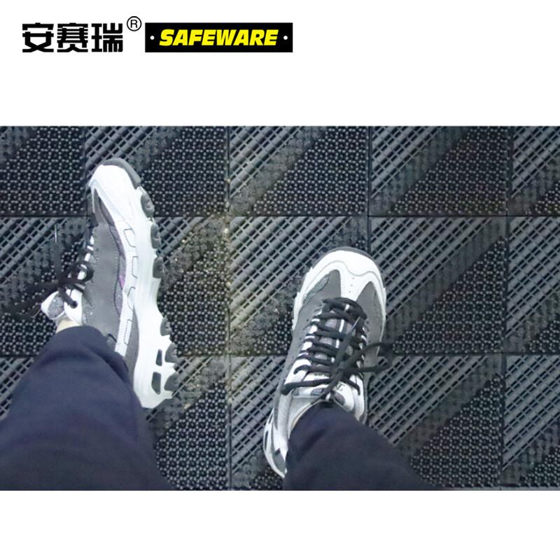 安赛瑞 23359 室外镂空除尘地垫 单刷灰刷灰底75×105×2.5cm按（张）销售