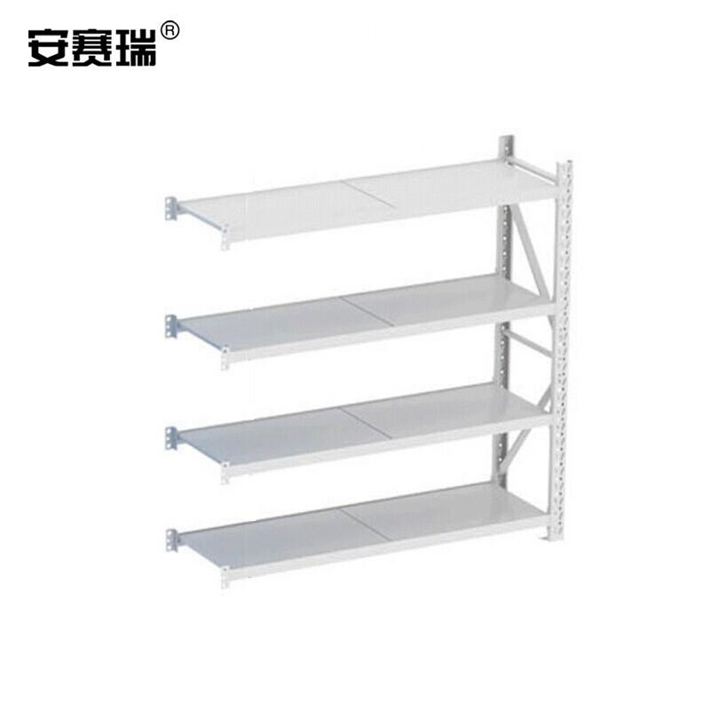安赛瑞 13326 钢制四层仓储货架 白色100*40*200cm100kg/层按个销售