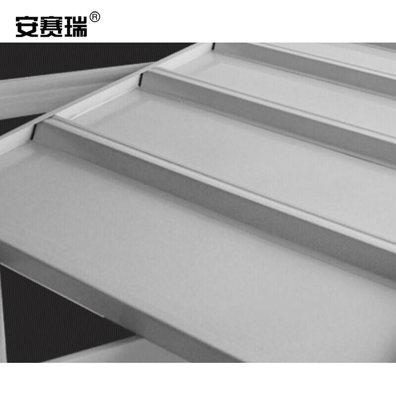 安赛瑞 13326 钢制四层仓储货架 白色100*40*200cm100kg/层按个销售