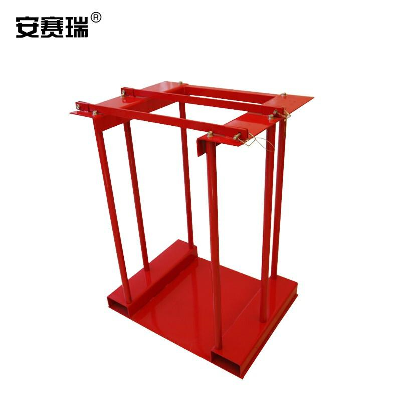安赛瑞 16259 气瓶架 4瓶容量红色按（个）销售