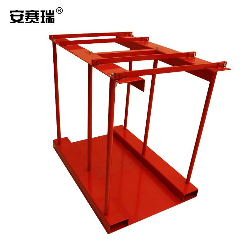 安赛瑞 16261 气瓶架 6瓶容量红色按（个）销售