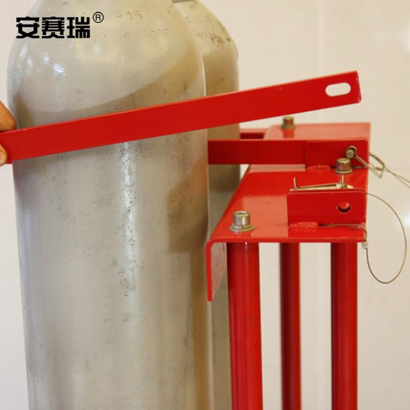 安赛瑞 16261 气瓶架 6瓶容量红色按（个）销售