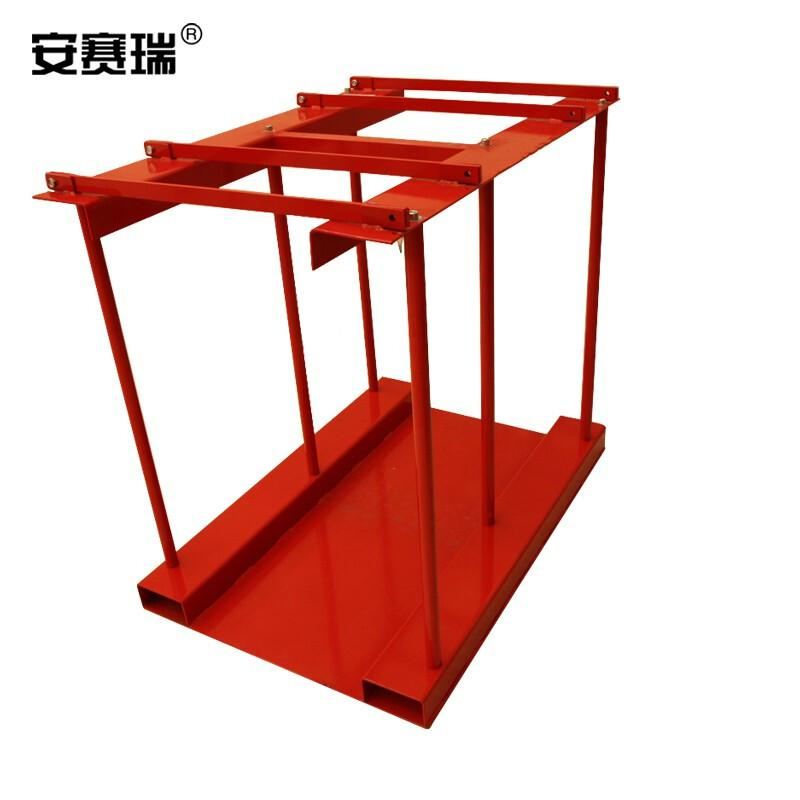 安赛瑞 16263 气瓶架 8瓶容量红色按（个）销售