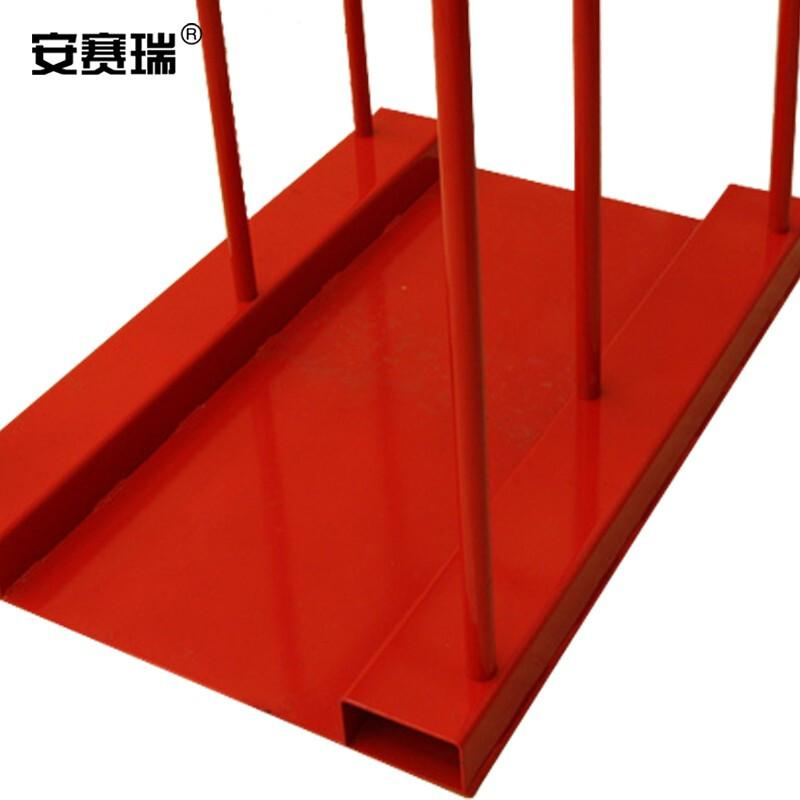 安赛瑞 16263 气瓶架 8瓶容量红色按（个）销售