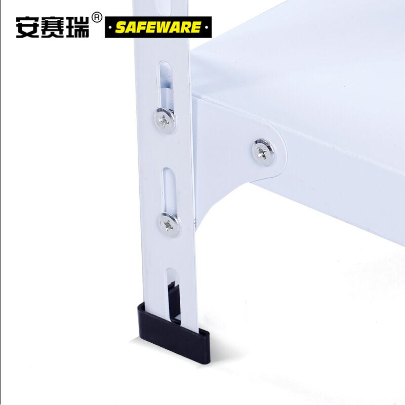安赛瑞 26202 仓储轻型货架 80×30×180=5层60kg/层白色按个销售