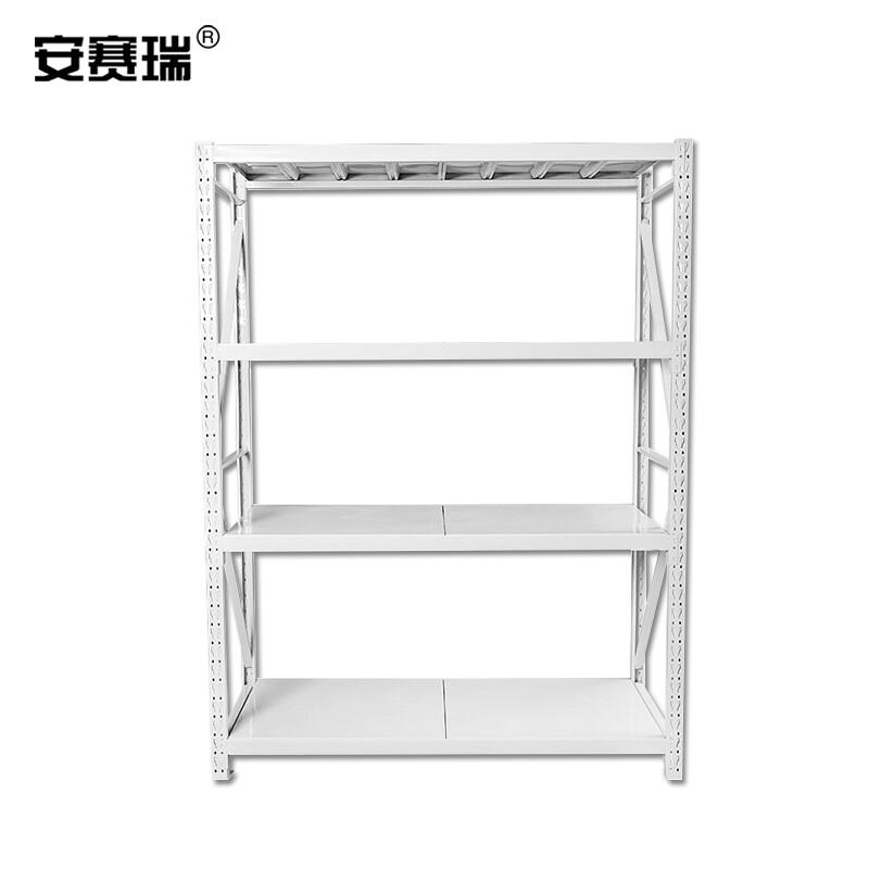 安赛瑞 28434 重型仓储货架 300kg/层白色150×60×200cm四层主架按（个）销售