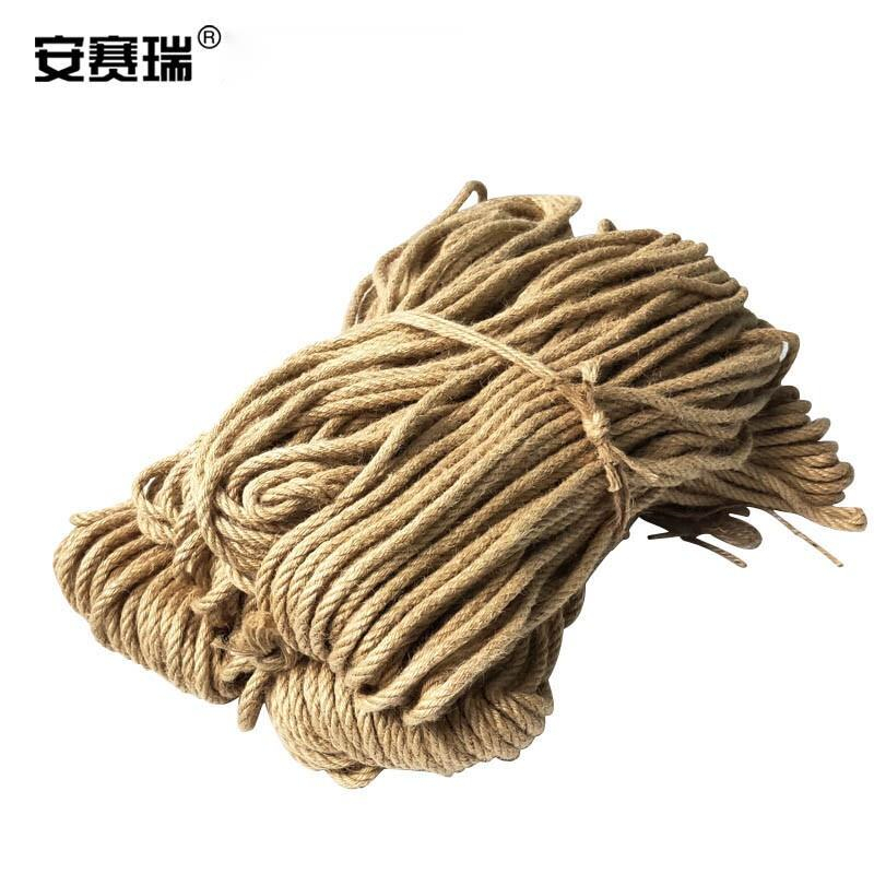 安赛瑞 12540 黄麻绳 Φ18mm×50m按卷销售