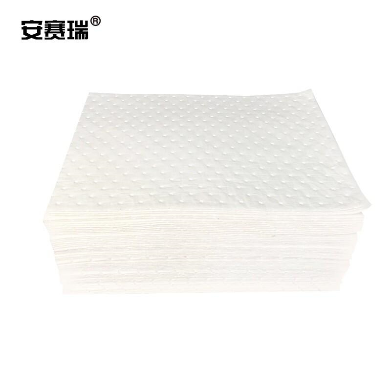 安赛瑞 711195 白色工业吸油棉片 40×50CM厚度2MM按（包）销售