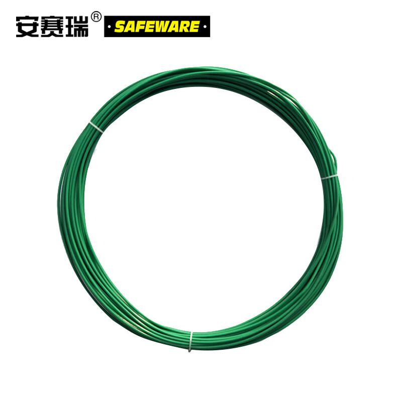 安赛瑞 23291 包塑捆扎铁丝 绿色Φ3.2mm×20m按卷销售