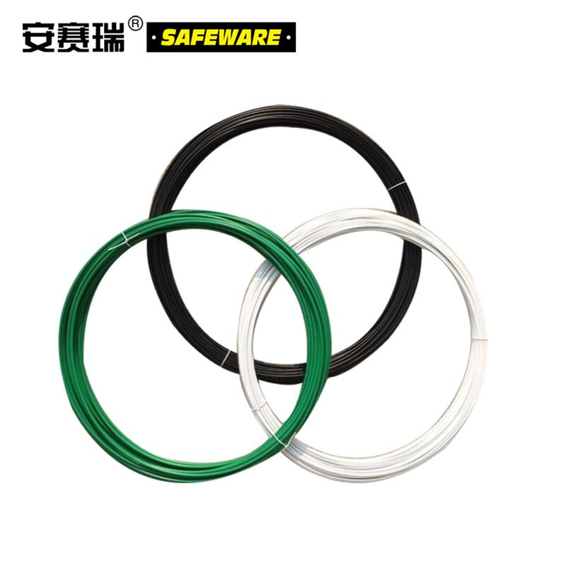 安赛瑞 23291 包塑捆扎铁丝 绿色Φ3.2mm×20m按卷销售