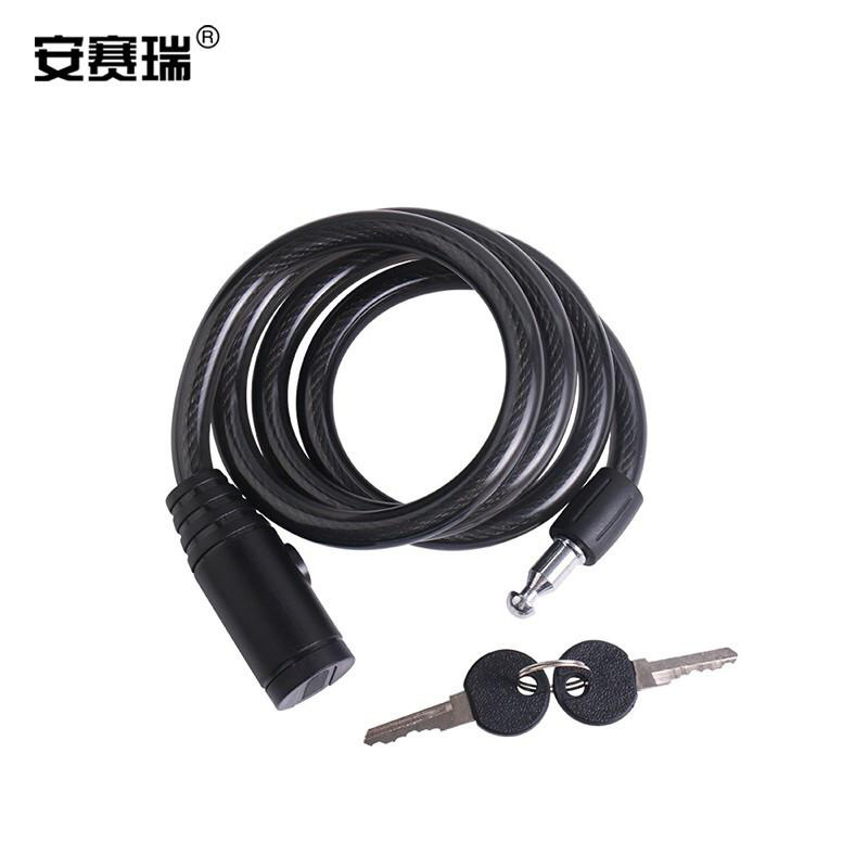 安赛瑞 520205 钢缆锁链条锁 12mm*1200mm按（件）销售