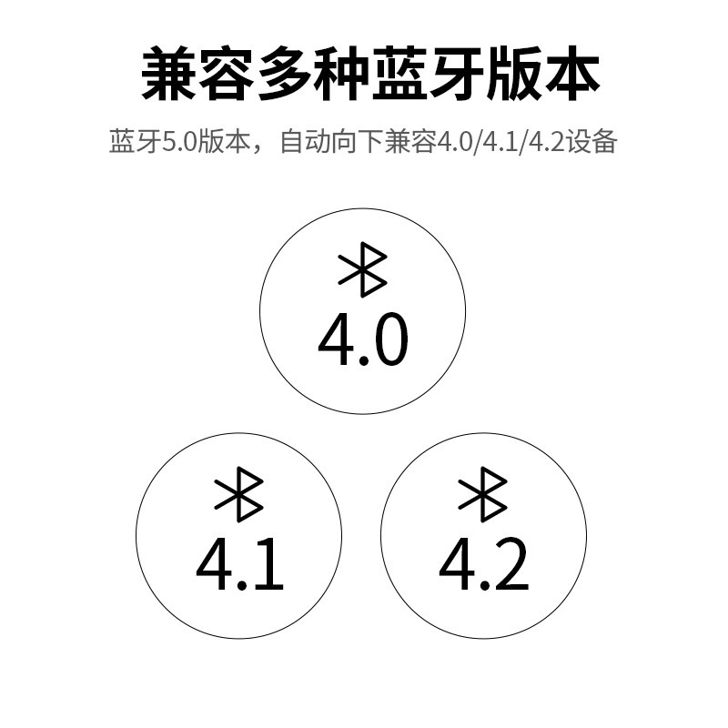 绿联 80889 USB蓝牙适配器5.0发射器 黑色按个销售