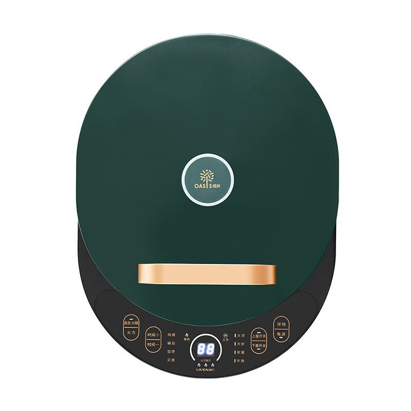 利仁 LPBC-D2810 家用电饼铛 莫兰迪绿按（台）销售