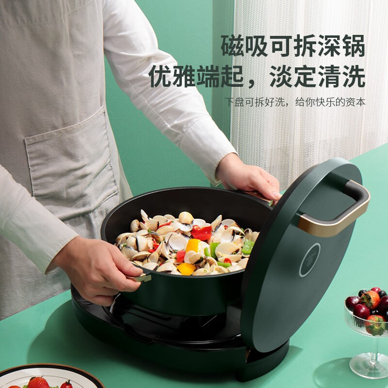 利仁 LPBC-D2810 家用电饼铛 莫兰迪绿按（台）销售