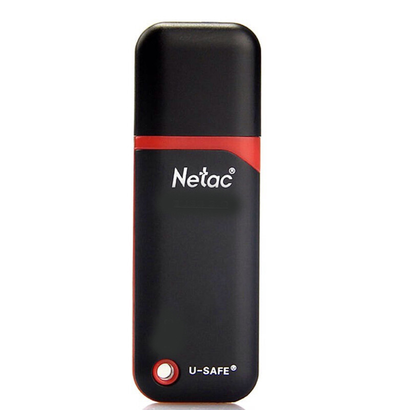 朗科 G724 u盘 USB 2.0 红黑色 普及款 直插设计 ABS 16GB