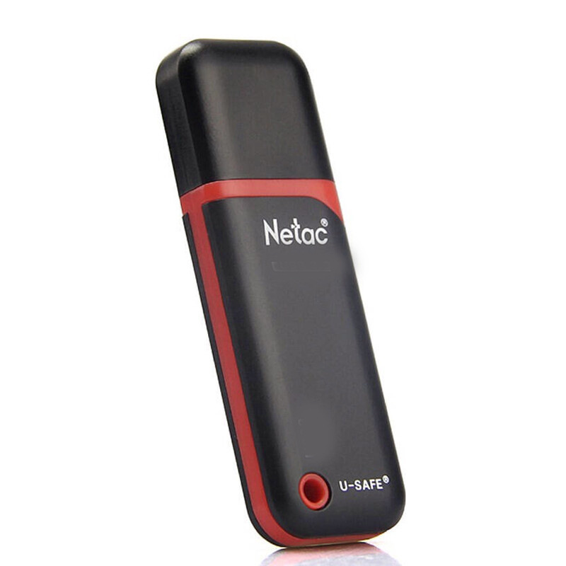 朗科 G724 u盘 USB 2.0 红黑色 普及款 直插设计 ABS 16GB
