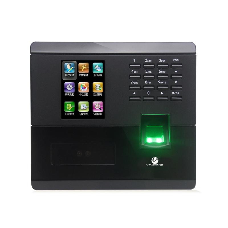 优玛仕 U-UF200S 考勤机 黑色 支持人脸+指纹按(台)销售