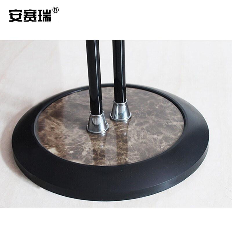 安赛瑞 28931 黑色双杆立式展示牌 注意 进入前必须佩戴口罩 A3横款立式按（个）销售