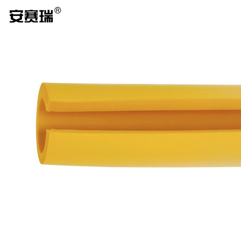 安赛瑞 300004 圆管状防撞条 （黄色） 1个装 大号按（根）销售