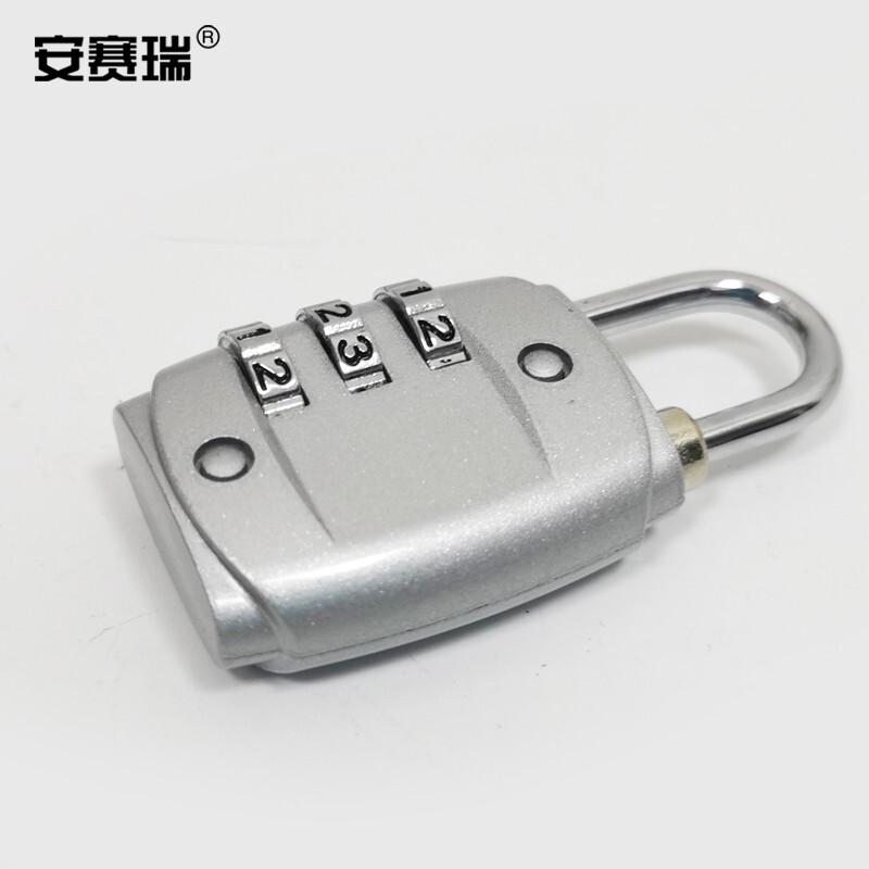 安赛瑞 311344 密码挂锁 闪亮银58*30*13mm 2把起订按（把）销售