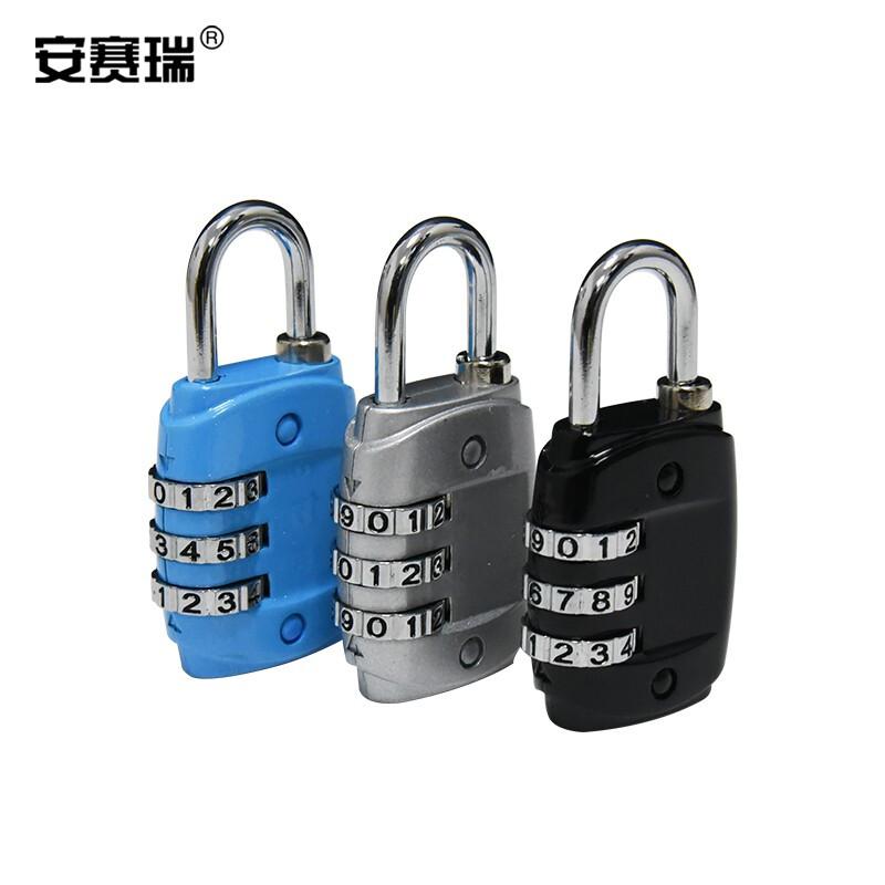 安赛瑞 311345 密码挂锁 亮黑58*30*13mm 2把起订按（把）销售