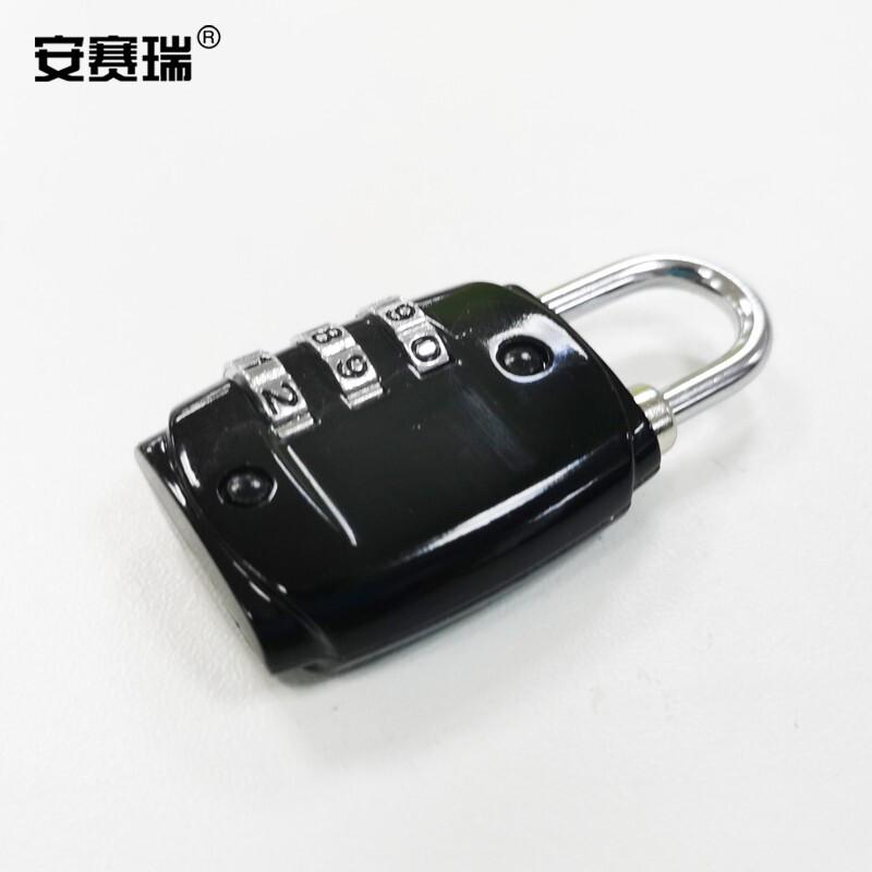 安赛瑞 311345 密码挂锁 亮黑58*30*13mm 2把起订按（把）销售