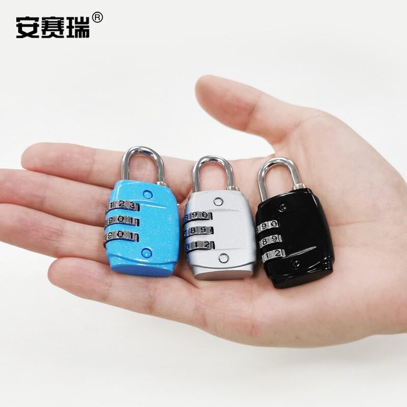 安赛瑞 311345 密码挂锁 亮黑58*30*13mm 2把起订按（把）销售