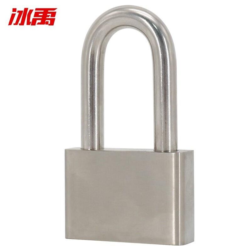 冰禹 BJ-339 不锈钢挂锁 70mm长梁通开按件销售