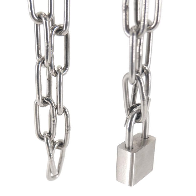 冰禹 BJ-965 304不锈钢链条锁 4mm链条0.5米+30mm锁按件销售 冰禹 BJ-965 304不锈钢链条锁 4mm链条0.5米+30mm锁按件销售