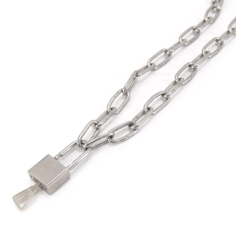 冰禹 BJ-965 304不锈钢链条锁 4mm链条0.5米+30mm锁按件销售 冰禹 BJ-965 304不锈钢链条锁 4mm链条0.5米+30mm锁按件销售