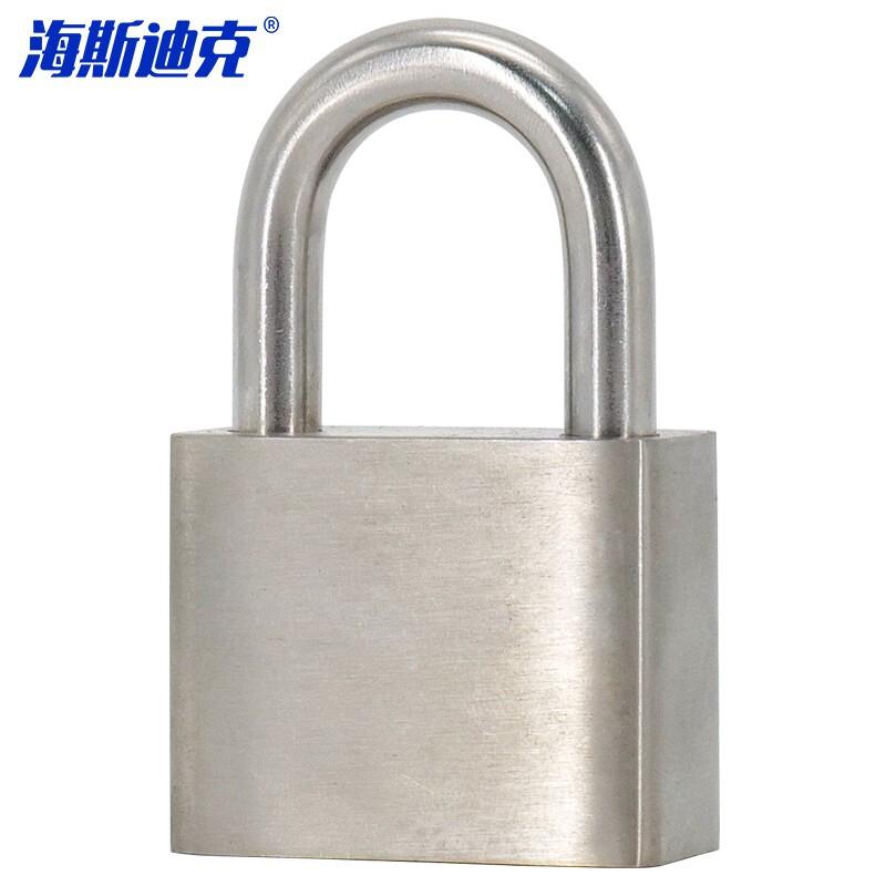 海斯迪克 HK-5157 304不锈钢挂锁 40mm短梁通开按件销售