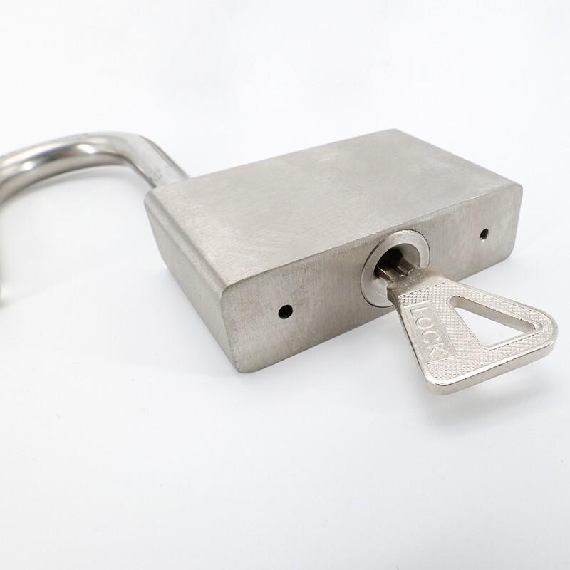 海斯迪克 HK-5157 304不锈钢挂锁 60mm长梁通开按件销售 海斯迪克 HK-5157 304不锈钢挂锁 60mm长梁通开按件销售