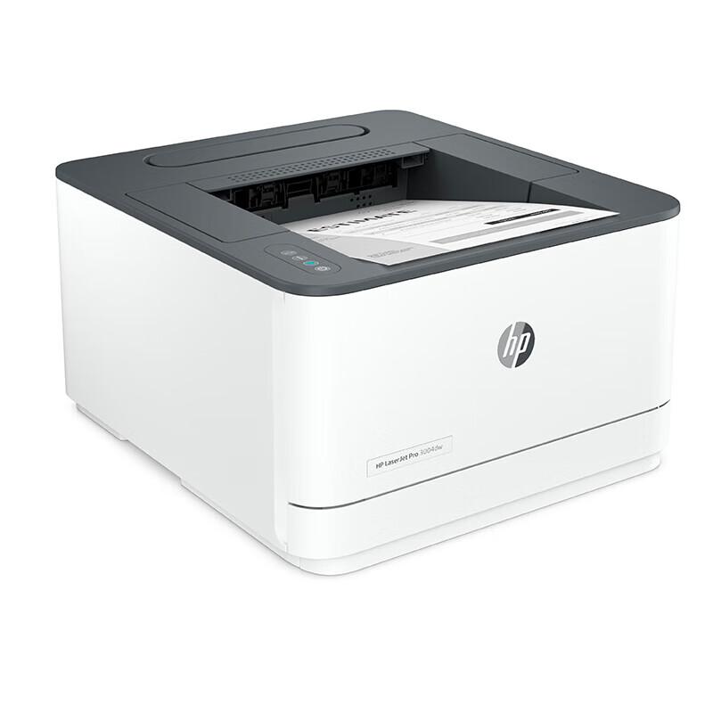 惠普 LaserJet Pro 3004dw 黑白激光打印机 A4 白色 仅打印、无线网络、自动双面按台销售