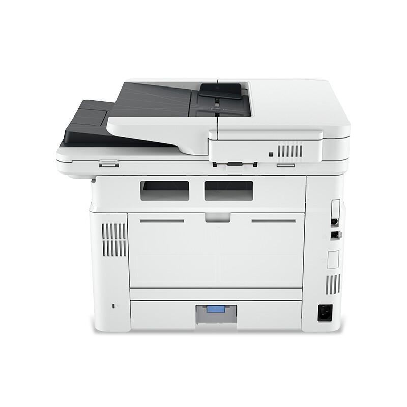 惠普 LaserJet Pro MFP 4104fdn 黑白激光多功能一体机 A4 白色 打印、复印、扫描、传真、有线网络、自动双面按台销售